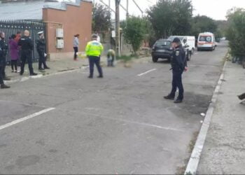 Copil de e 1 an și 5 luni, accidentat mortal de un polițist, pe strada Călugăreni, din municipiul Brăila 