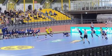 Dunărea Brăila a câștigat manșa tur din EHF European League cu Borussia Dortmund, scor 24-25 (15-14)