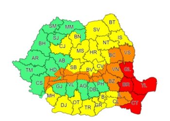 Efectele CODULUI ROȘU în județul Brăila. Toate drumurile naționale și județene sunt închise