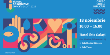 Pe 18 noiembrie va avea loc, la Galați, prima ediție a „Târgului de inițiative civice”
