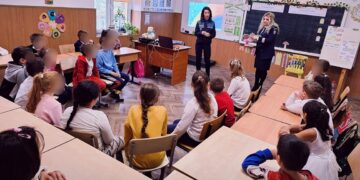 Acțiuni preventive desfășurate de polițiștii brăileni, adresate minorilor din localitățile Gropeni și Tichilești