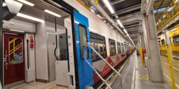 Primul tren produs de catre Alstom pentru a fi livrat Romaniei va efectua o serie de teste dinamice pe Inelul de la Faurei al AFER