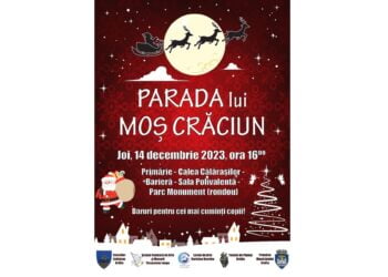 Moș Crăciun va veni joi la Brăila. El va fi însoțit de Crăiasa Zăpezii, zâne, prințese și personaje din desene animate