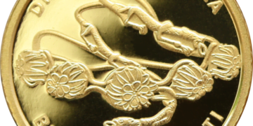 BNR a lansat în circuitul numismatic o monedă din aur cu tema ”Istoria aurului – Diadema princiară de la Bunești-Averești”