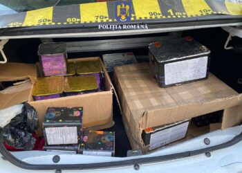 Vindea articole pirotehnice pe raza localității Grădiștea