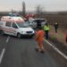 Accident grav, cu 3 persoane rănite, după un impact frontal între două autoturisme pe DN 24, în zona intersecției cu DC 88, în apropiere de localitatea Ireasca, din județul Galați