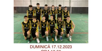 Juniorii U18 de la Cuza Pirates joacă duminică, 17 decembrie, în Sala Polivalentă din Brăila, cu CSM Vaslui