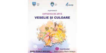 Vernisajul expoziției de pictură cu lucrările Mariei Bianca Mocanu, la Biblioteca Județeană „Panait Istrati” Brăila