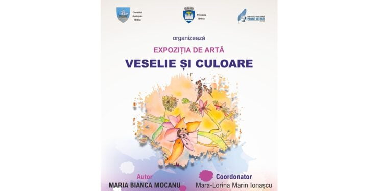 Vernisajul expoziției de pictură cu lucrările Mariei Bianca Mocanu, la Biblioteca Județeană „Panait Istrati” Brăila