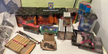 Sute de kilograme de materiale pirotehnice descoperite și ridicate de polițiști