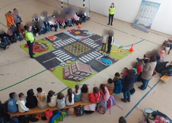 Activități pe linie de educație rutieră în cadrul Programului ”Școala Altfel” cu preșcolarii din cadrul Liceului Teoretic ”Nicolae Oncescu” Ianca