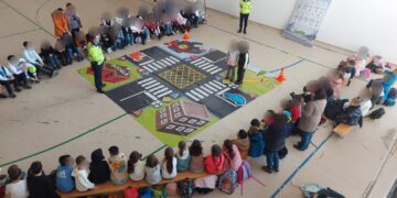Activități pe linie de educație rutieră în cadrul Programului ”Școala Altfel” cu preșcolarii din cadrul Liceului Teoretic ”Nicolae Oncescu” Ianca