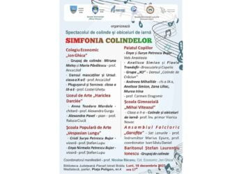 „Simfonia Colindelor” la Biblioteca Județeană „Panait Istrati” Brăila