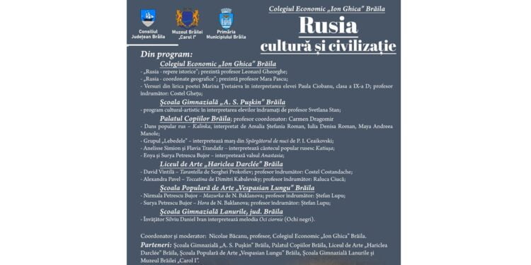 Spectacol la Muzeul Brăilei „Carol I”:  „Rusia – cultură și civilizație”