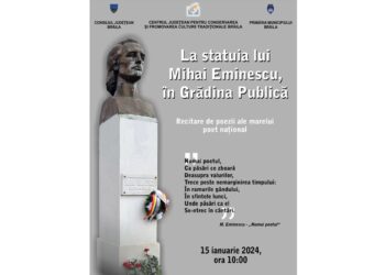 Omagiu adus poetului Mihai Eminescu pe 15 ianuarie
