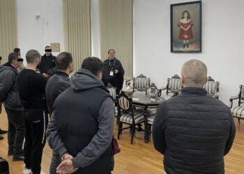 Un grup de deținuți de la Penitenciarul Brăila a participat astăzi la Muzeul Brăilei „Carol I” la un eveniment dedicat Micii Uniri