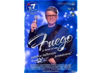 „Iubirea înflorește primăvara!”- concert susținut de Fuego la Brăila