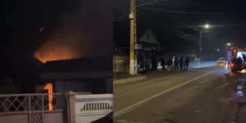 INCENDIU LA MOVILA MIRESII. Noroc cu vecinii! Mașina pompierilor voluntari din comună nu a putut interveni