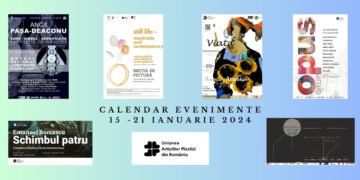 Uniunea Artiștilor Plastici din România recomandă noile evenimente vizuale care vor debuta în săptămâna 15 – 21 ianuarie 2024