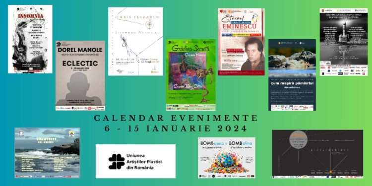 Uniunea Artiștilor Plastici din România recomandă evenimente vizuale din prima jumătate a lunii ianuarie