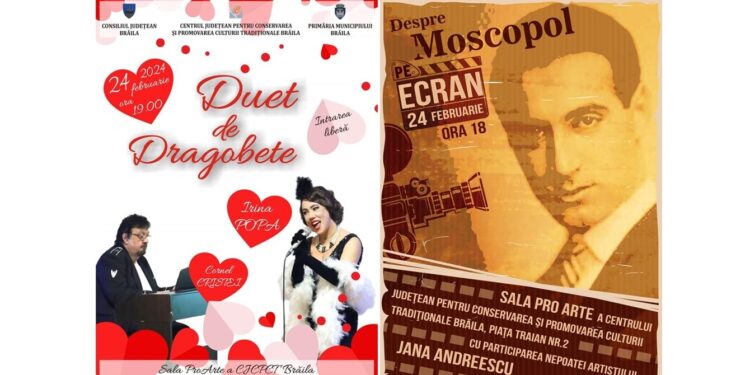 Dragobetele este sărbătorit la Brăila pe muzica lui Jean Moscopol