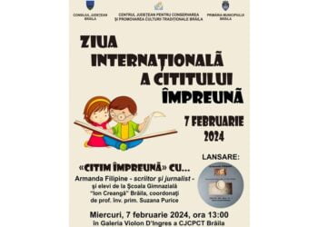 Ziua Internațională a Cititului Împreună – o campanie de promovare a lecturii la Galeria Violon d’Ingres