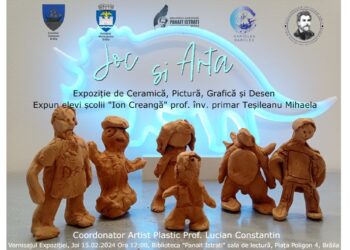 Vernisaj la Biblioteca Județeană „Panait Istrati” Brăila: „Joc și Artă”