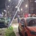 A intrat cu mașina într-un stâlp aflat în zona trecerii de pietoni de pe Bulevardul Dorobanților, la intersecție cu strada Tineretului