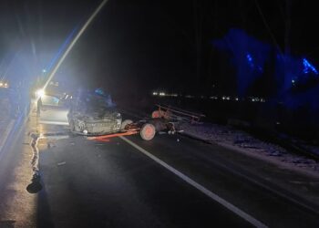 Accident grav pe DN25, în interiorul localității Vameș, din județul Galați
