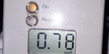 Șoferiță din Movila Miresii depistată la volan având o alcoolemie de 0,78 mg/l alcool pur în aerul expirat