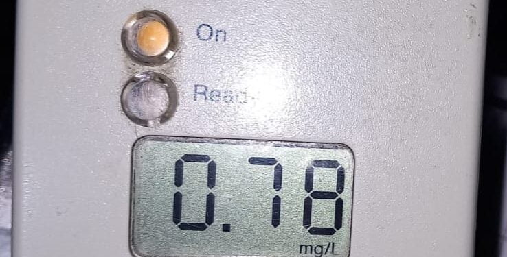 Șoferiță din Movila Miresii depistată la volan având o alcoolemie de 0,78 mg/l alcool pur în aerul expirat