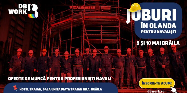 Târg de Joburi în Olanda pentru Navaliști – Brăila, 9 – 10 mai 2024