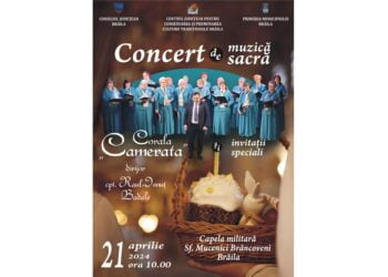 Concert de muzică sacră transmis live din Capela militară „Sfinții Mucenici Brâncoveni” Brăila