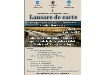 „Călăuzirea sufletului în lumea de apoi în satele de pe valea râului Timiș (jud. Caraș Severin)” – lansare de carte