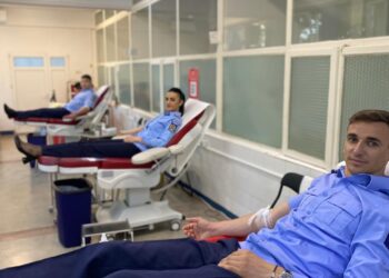 Jandarmii brăileni consecvenți în campaniile de donare sânge