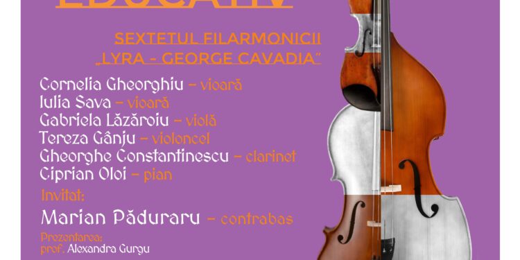 Concert cameral educativ la Filarmonica ”Lyra-George Cavadia”