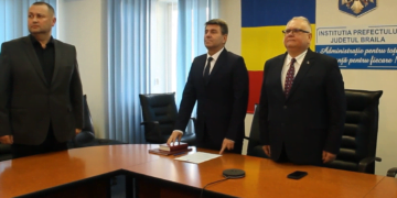 Dragoș Gelu Fătu a fost învestit astăzi în funcția de subprefect al județului Brăila
