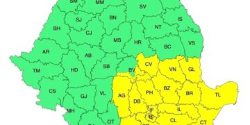 Cod galben de fenomene severe