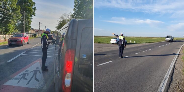 207 amenzi, în valoare totală de peste 100.000 de lei, date de polițiștii brăileni în 24 de ore