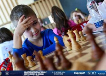 Brăila pe podium la șah! Rosu Razvan Mihai, în vârstă de 8 ani, este vicecampion național