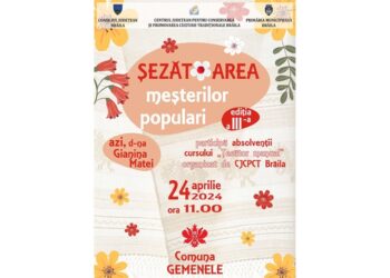 Eveniment în comuna Gemenele: mâine va avea loc Șezătoarea meşterilor populari