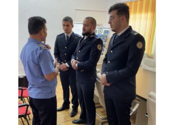 Forțe proaspete la Penitenciarul Brăila: trei polițiști de penitenciare definitivi au depus jurământul de credință