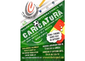 „EURO 2024 – în offsaid” – tema Salonului Internațional de caricatură de la Brăila