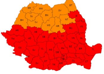Județul Brăila rămâne sub avertizare de cod roșu de caniculă până miercuri, 17 iulie