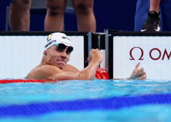 David Popovici a făcut să se cânte imnul României la Jocurile Olimpice de la Paris