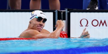 David Popovici a făcut să se cânte imnul României la Jocurile Olimpice de la Paris