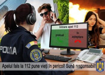 Apelul fals la 112 pune în pericol vieți. Campanie de prevenire a actelor de alertare abuzivă a autorităților