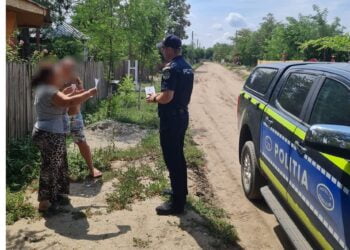 Acțiune de informare desfășurată de polițiștii brăileni în rândul deținătorilor de animale de companie din Cireșu