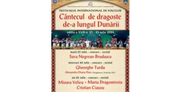 În perioada 23-25 iulie Brăila va găzdui o nouă ediție a Festivalului „Cântecul de dragoste de-a lungul Dunării”