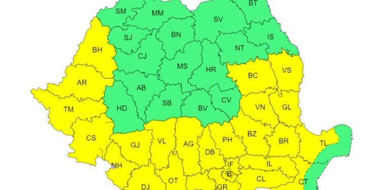 Val de căldură, caniculă și disconfort termic ridicat